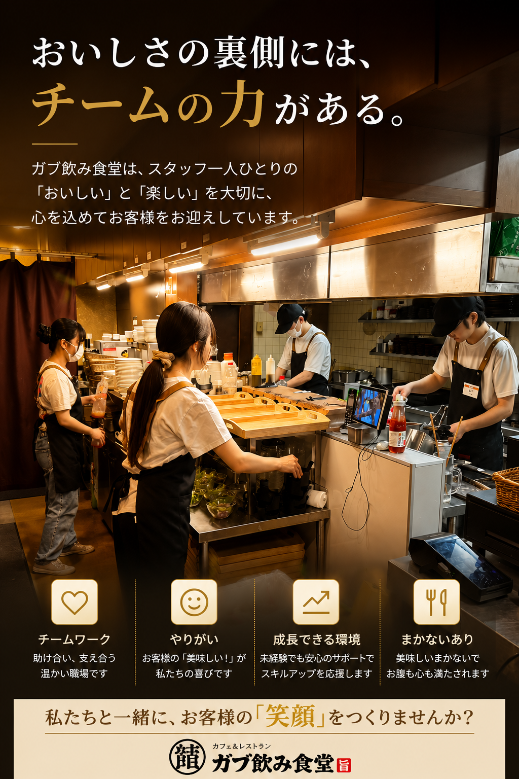 ガブ飲み食堂の店舗運営