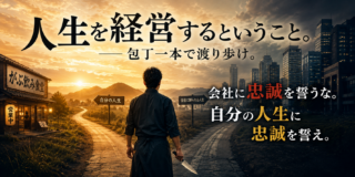 人生を経営するということ。