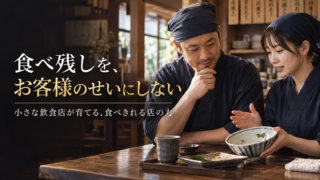 食品ロスを「食べ残したお客様」のせいにしない｜小さな飲食店が育てる、食べきれる店の力