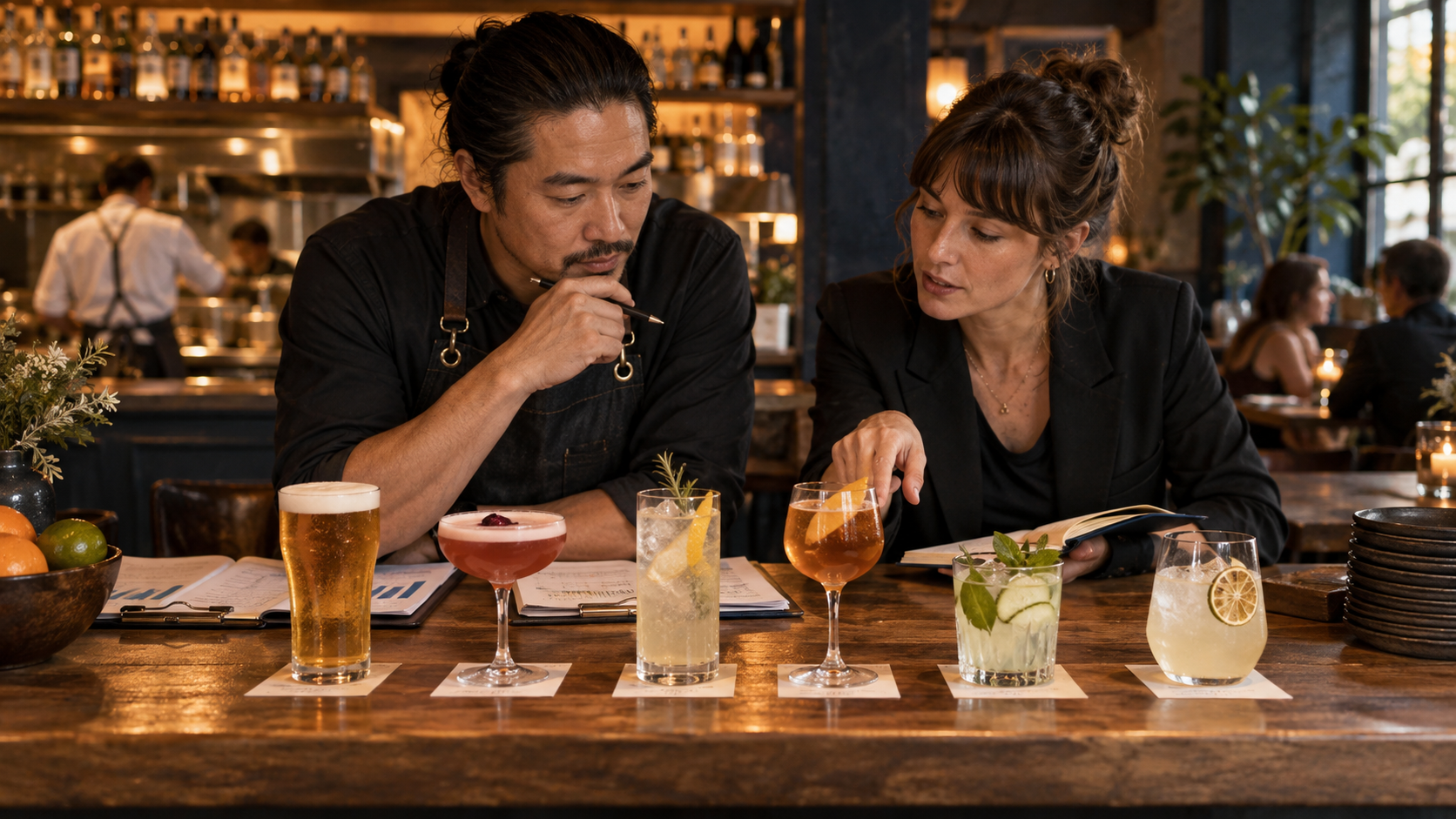 ビールやサワー、ノンアルを役割別に見直す飲食店の会議