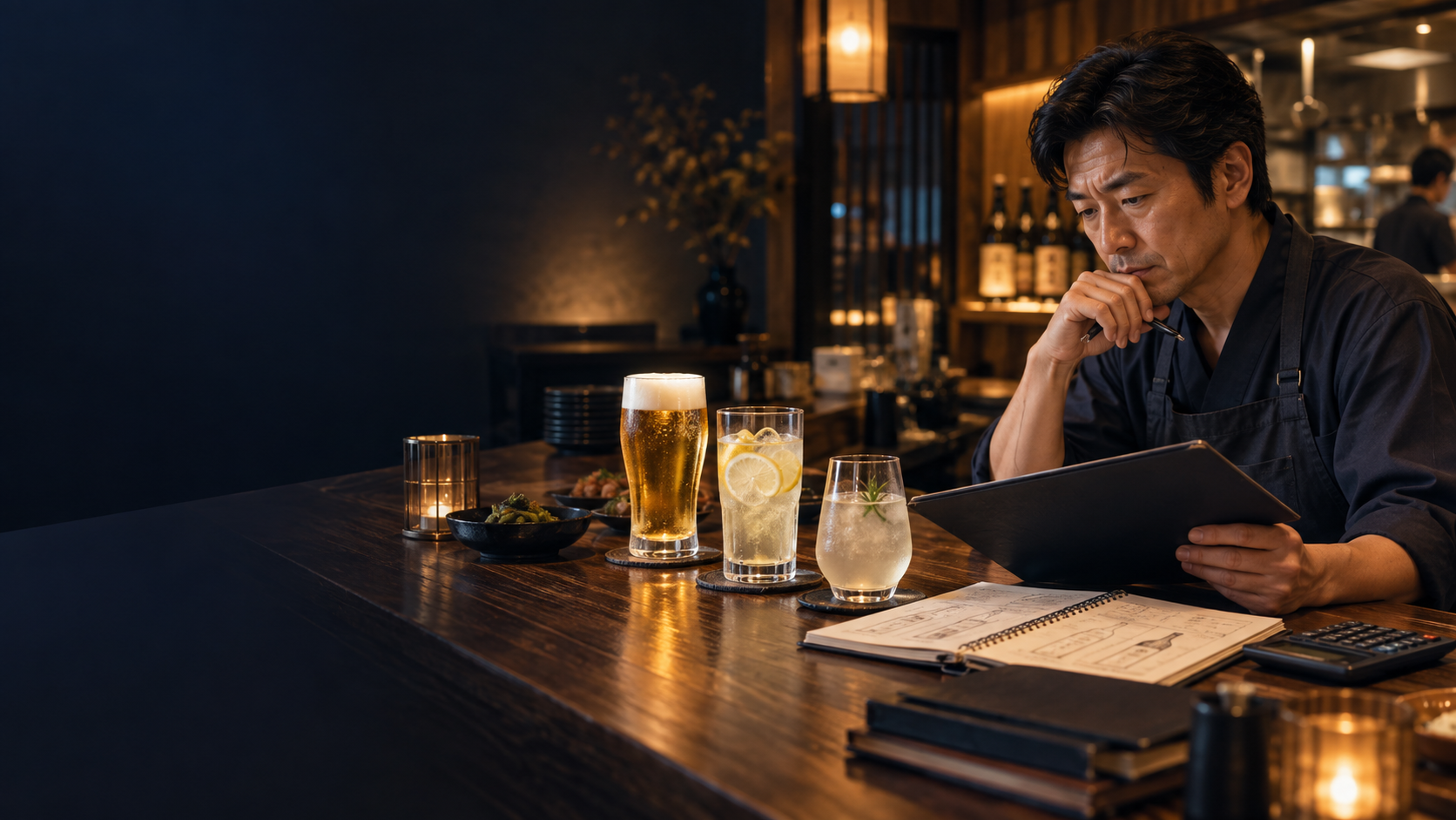 2026年酒税改正を受けドリンクメニューを見直す飲食店経営者